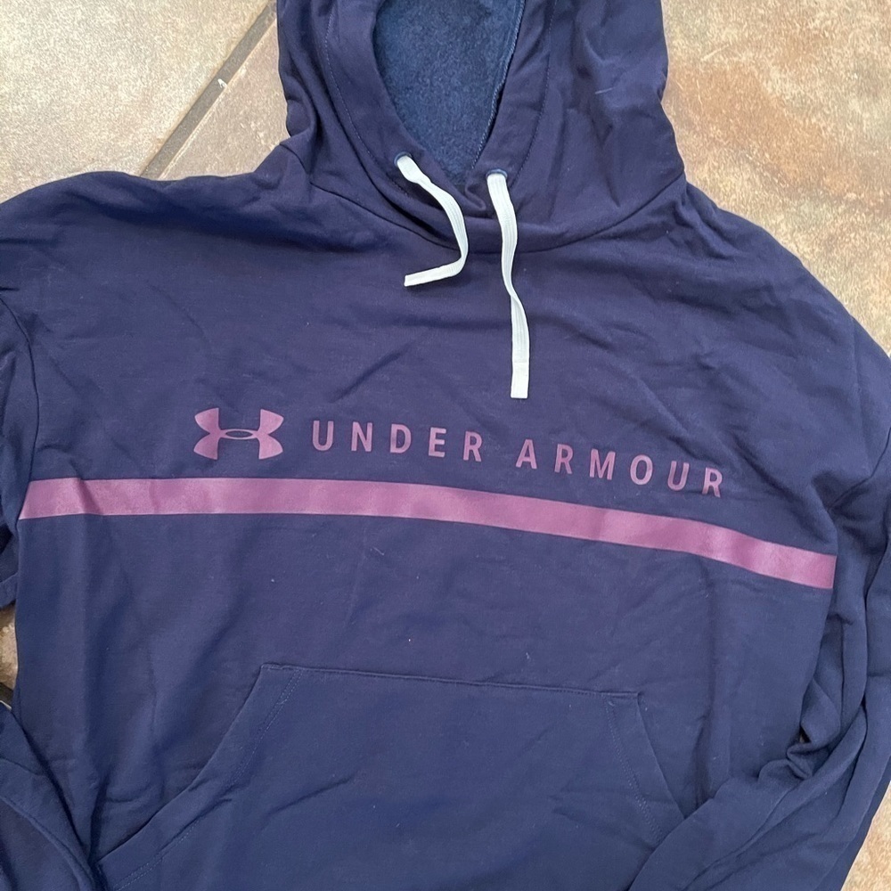 Navy Under Armour Hoodie - Picture 2 of 4